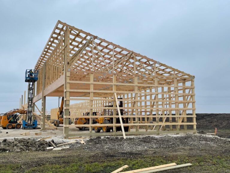 framing for hangar